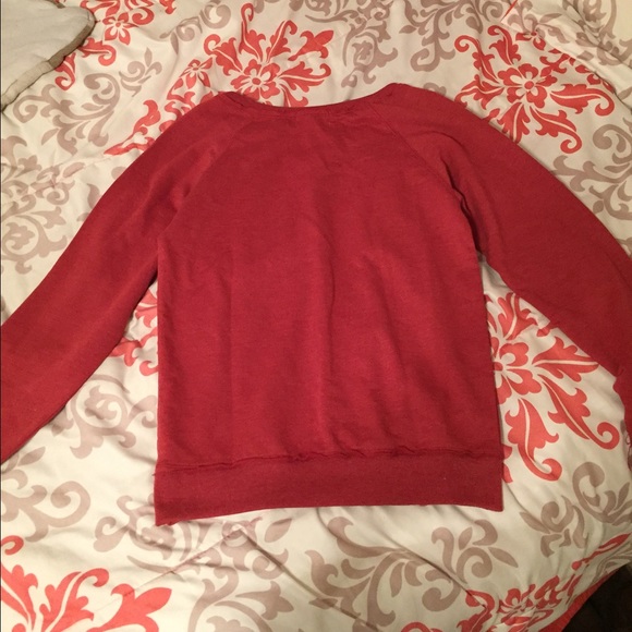 Red pullover long sleeve forever 21 - Picture 2 of 3