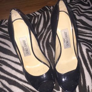 Authentic jimmy choos size 35.5 in black