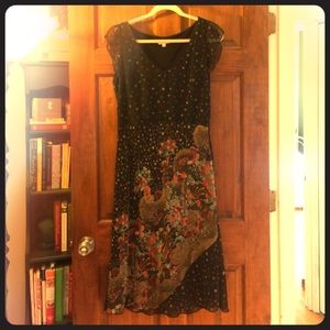Anthropologie black dress by Calme
