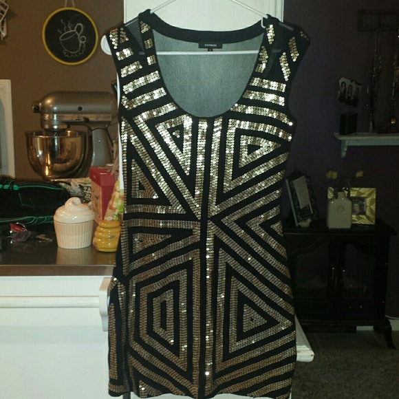 Hourglass 'great gastby' dress