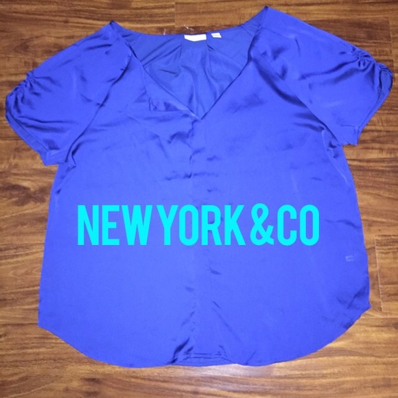 Cobalt Blue SS top from NY&Co