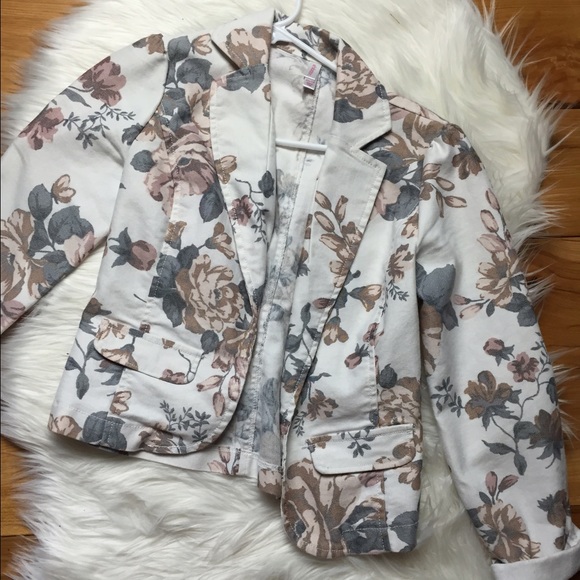 Floral blazer