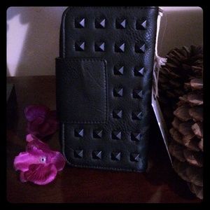 Stud black wallet