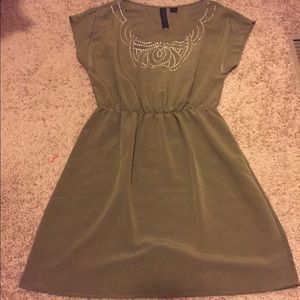 Cute Olive Green Sundress.