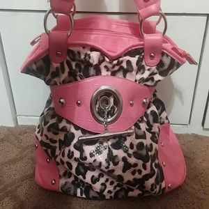 Cheetah print purse