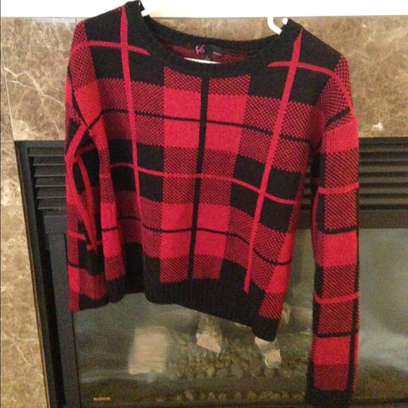 Plaid sweater
