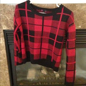 Plaid sweater