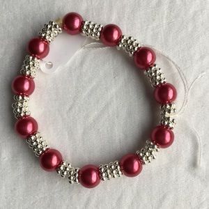 BURGUNDY HANDMADE BRACELET
