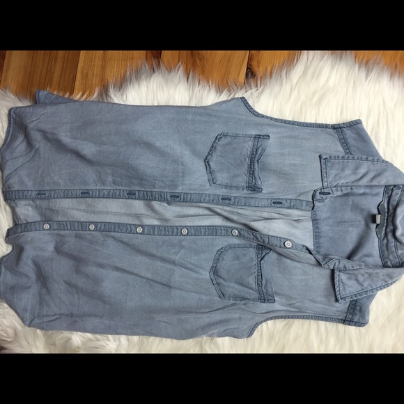 Denim button up - Picture 1 of 2