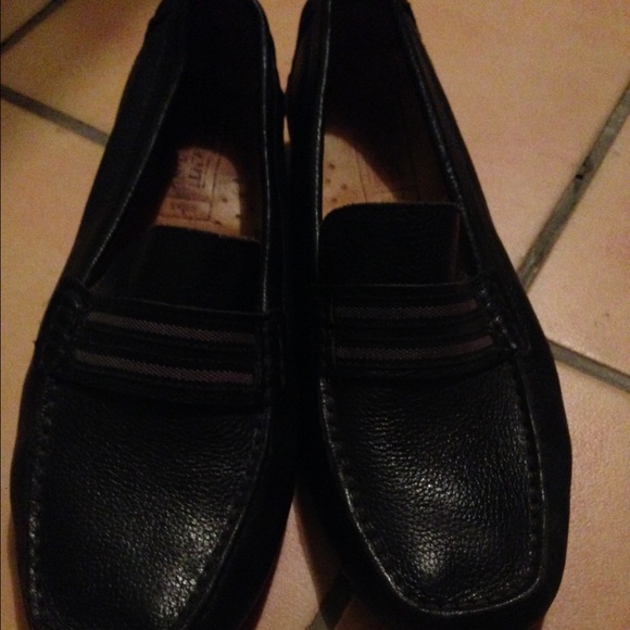 Men's black loafers shoes