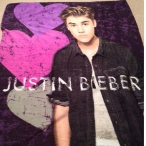 Justin bieber blanket