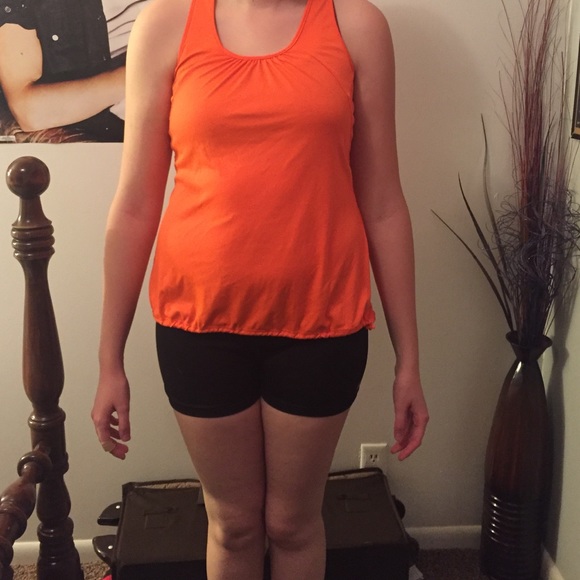 Orange Workout Tank