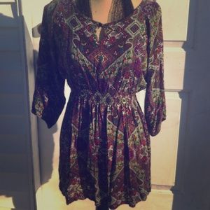 Bohemian dress and forever 21 romper bundle