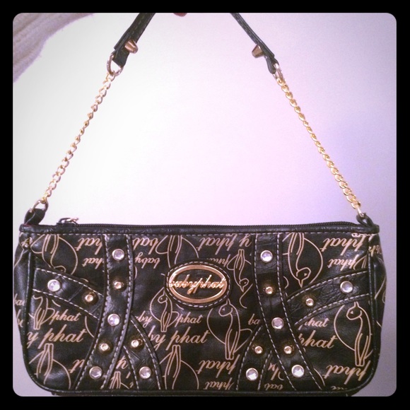 👶👛 Baby Phat purse small so cute with gold chain
