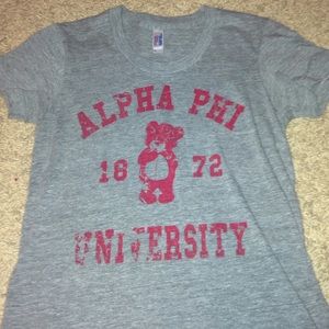 Alpha Phi sorority shirt