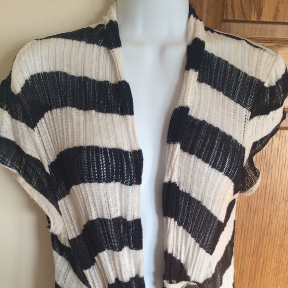 Blue and white striped shirt