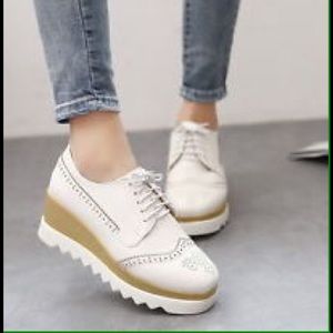 Red and white Oxford