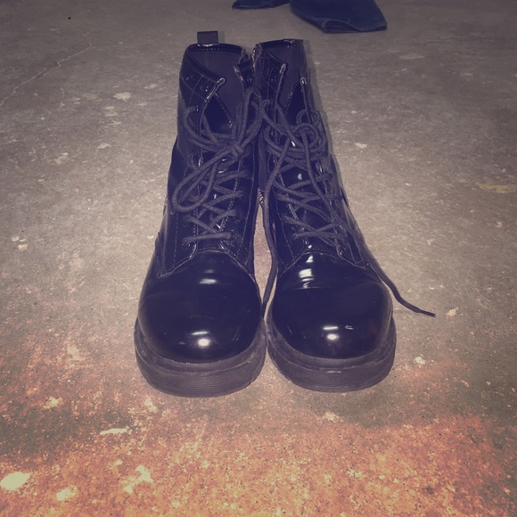 Black Combat Boots