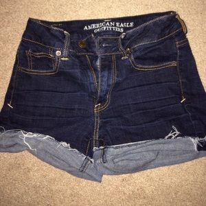 high waisted American eagle shorts