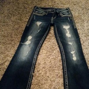 Dark wash jeans