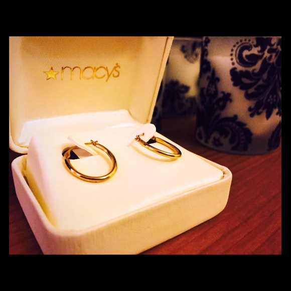 14k gold hoop earrings