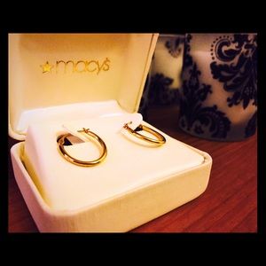14k gold hoop earrings