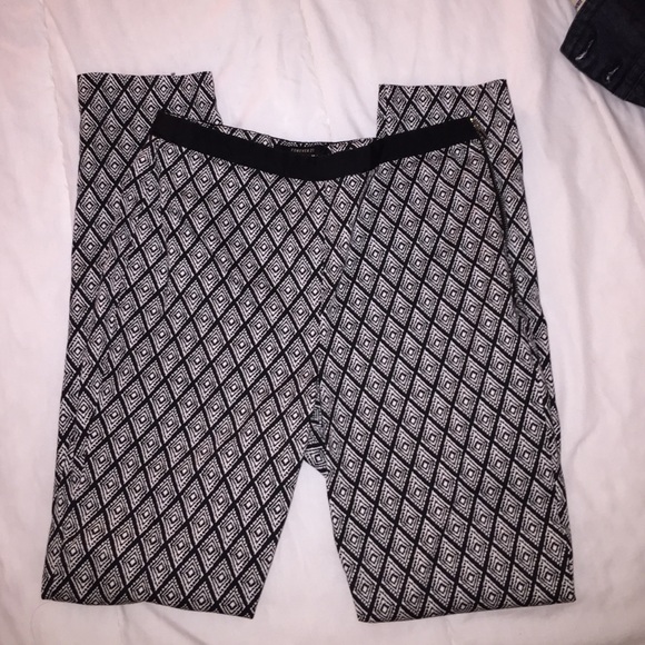 High waisted skinny ankle pants
