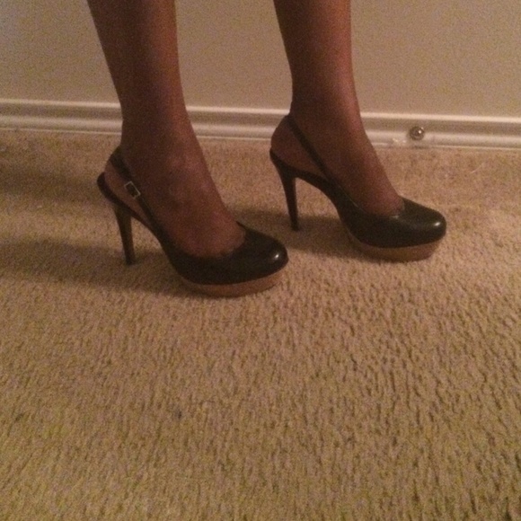 Jessica Simpson Black Sling Back heels - Picture 3 of 4