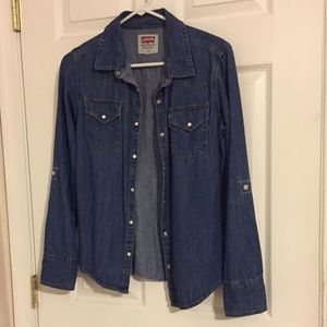 Levi's Button Up Top