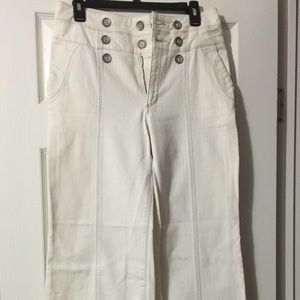 Off white high waisted pants