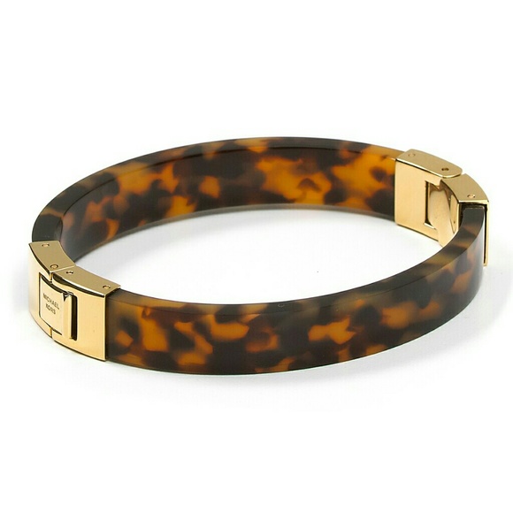 💰⬇Michael kors tortoise and gold bangle bracelet
