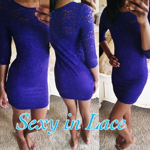 Lace bodycon dress
