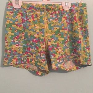 Reebok multicolor compression shorts