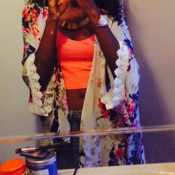 Floral kimono Loose