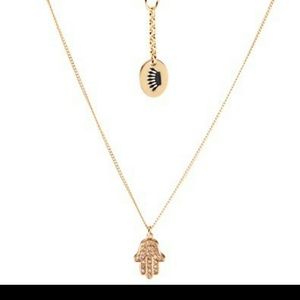 Juicy Couture hamsa hand necklace