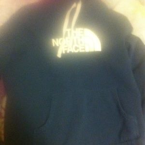 Navy blue north face hoodie