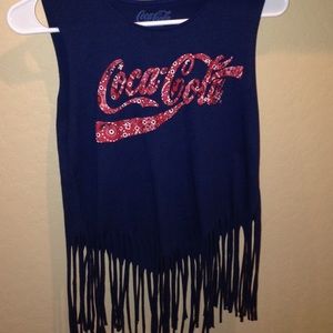 Coca cola tank. Red white and blue🔴⚪️🔵
