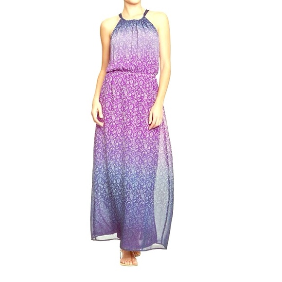 🔴SOLD🔴Purple floral maxi