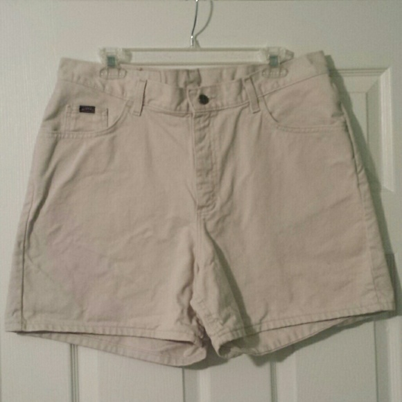 Lee Rider denim khaki shorts