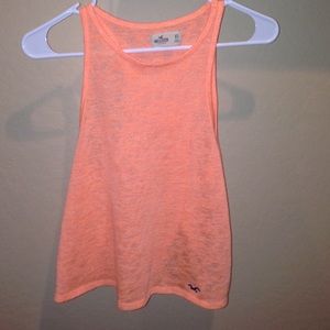 Orange crush color tank top from Hollister