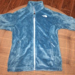 turquoise, otiso, girls north face
