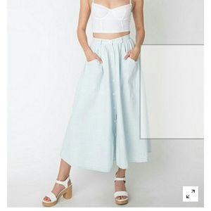 American Apparel Denim Skirt