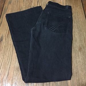 Black 7 for all mankind dojo jeans