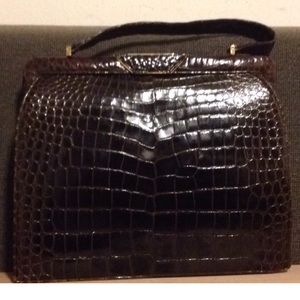 Authentic dofan crocodile handbag