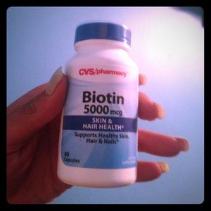 Biotin hair skin and nail pills !