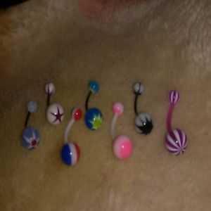 Brand new belly piercings