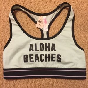 VS PINK MINT SPORTS BRA