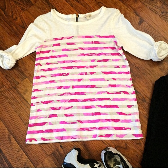 Gap Striped Camo Tee