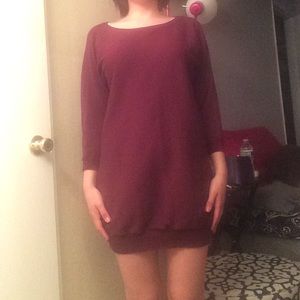On hold for @ashleygooch!!! Burgundy sweater dress