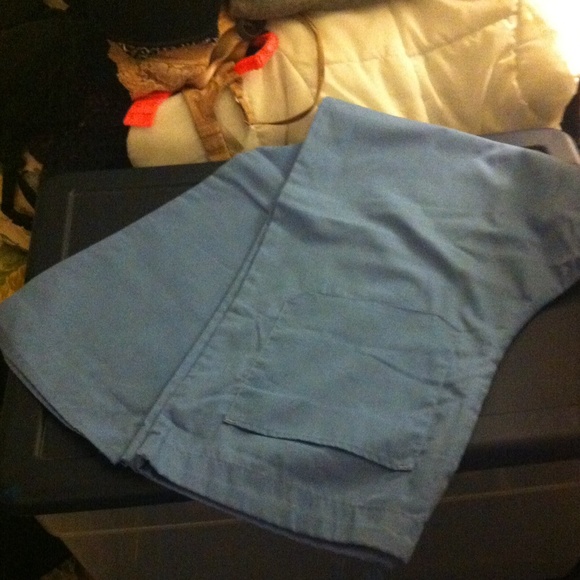 Light blue linen pant - Picture 1 of 1